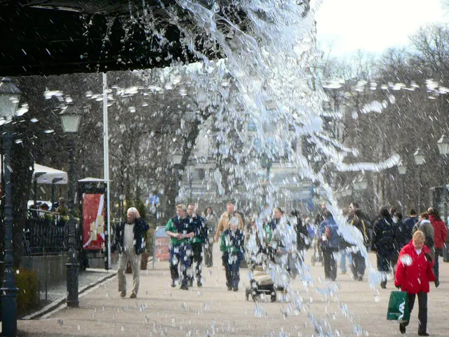 A burst water main in Mainz-Gonsenheim causes an obstruction