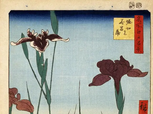 This is a paper and here we can see some images of plants, flowers, grass and water and there are...