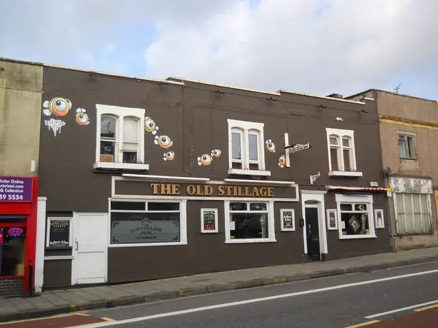 This picture is clicked outside the city. At the bottom, we see the road. Beside that, we see the...