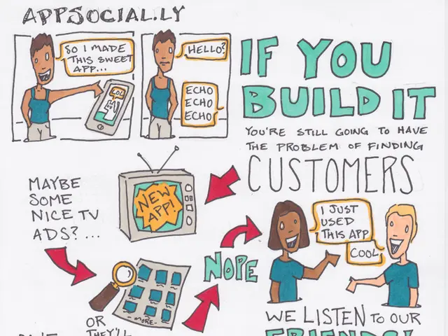 In the foreground of this image, there is text and images of television, people, arrows and...