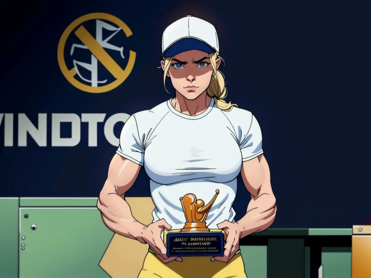 Katie Boulter triumphantly clutches the San Diego Open trophy after vanquishing Marta Kostyuk in the thrilling final.